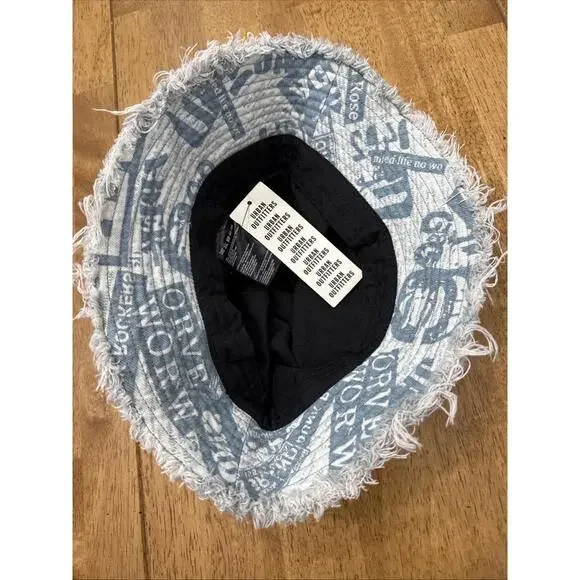 Urban Outfitters UFO Patched Newspaper Bucket Hat NWT Sold Out Online - Picture 6 of 6